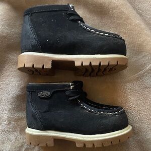 Lugz size baby 5, black suede